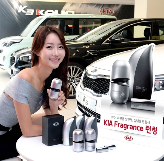 기아자동차는 28일 강원도 평창군 알펜시아 리조트에서 브랜드 속성을 반영한 기아 향을 공개하고 오감을 활용한 다양한 브랜드 경영 활동을 소개하는 미디어 설명회를 진행했다./기아차 제공