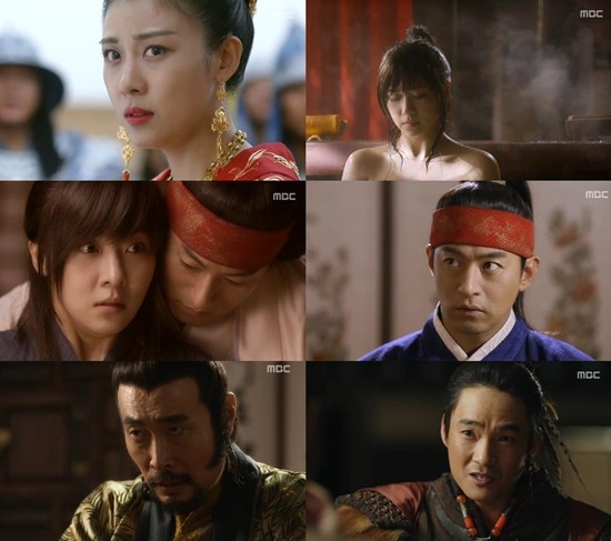 MBC 월화드라마 기황후가 28일 오후 화려한 배우들을 앞세우며 첫 방송을 시작했다./MBC 기황후방송 캡처