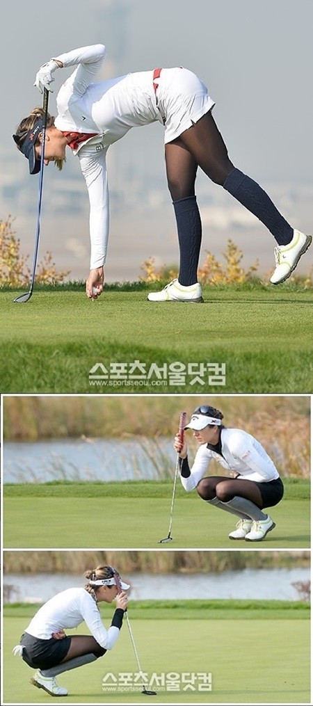 독일 미녀 골퍼 산드라 갈.