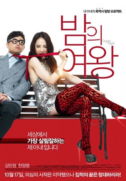 영화 밤의여왕의 관객수가 저조해 전국 6개 스크린에서만 상영되고 있다.