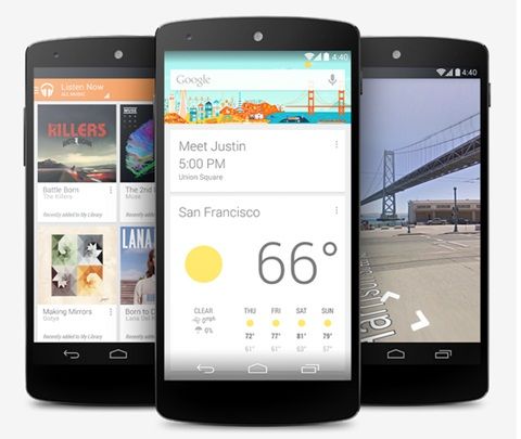 LG전자와 구글이 안드로이드 4.4 킷캣을 적용한 넥서스 5를 출시했다. 넥서스 5는 우리나라와 미국을 비롯한 10개국에서 1차 판매를 시작한다./구글 제공