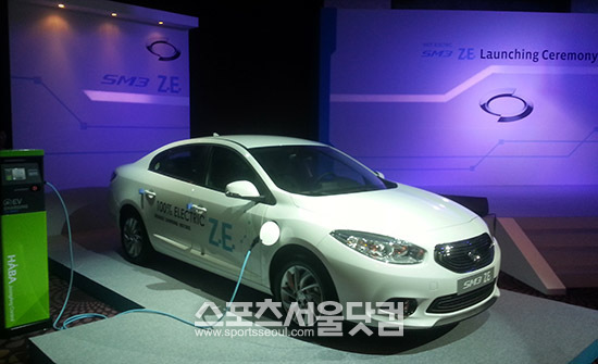르노삼성자동차가 개발한 SM3 Z.E. 외관.