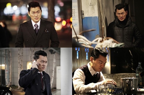 양동근은 영화 응징자에서 처음 잔인한 악역에 도전해 연기 변신을 꾀했다. 그는 이번 작품에서 주상욱과 연기 호흡을 맞춰 과감한 욕 연기를 보여줘 화제를 모았다./영화 응징자스틸 사진