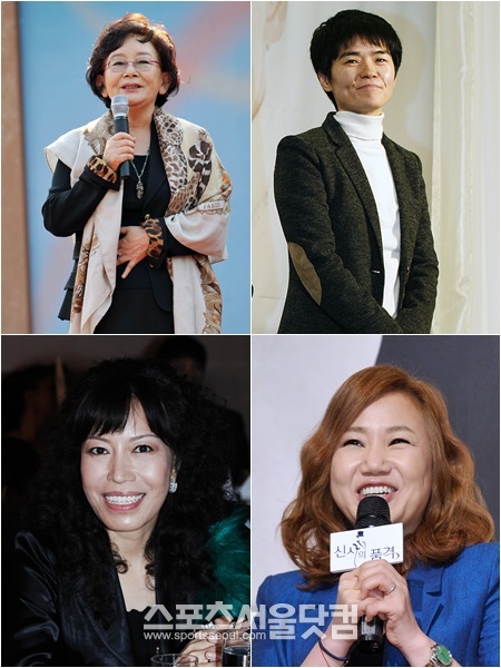 데뷔를 하더라도 재능과 노력이 뒷받침 되지 않는다면, 김수현, 노희경, 김은숙, 문영남(왼쪽 위부터 시계방향) 작가 같은 스타 작가로 성공하고 어렵다. / 더팩트 DB