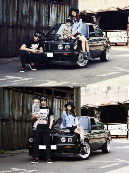 개코 가족사진이 공개돼 누리꾼들의 눈길을 끌고 있다. / 개코 트위터