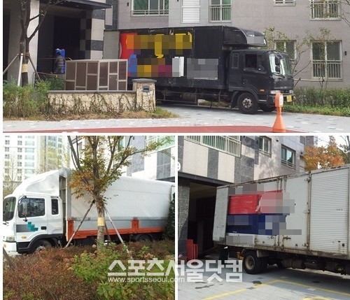 영종하늘도시내 아파트 곳곳에서는 이삿짐 센터 차량이 쉽게 눈에 띌 정도로 이사오는 가구가 많았다.