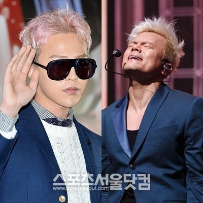 박진영(오른쪽)과 지드래곤이 각각 지난해 음원 저작권 수입 순위 1위와 5위에 이름을 올렸다. / 더팩트 DB