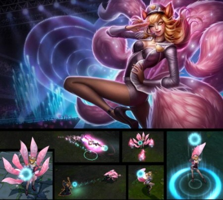 리그오브레전드의 한국형 챔피언 아리의 신규 스킨이 공개돼 화제가 되고 있다. 신규 스킨 팝스타 아리는 드라마틱한 움직임과 리듬이 살아있는 현혹의 구슬 기술을 구현해 누리꾼의 뜨거운 호응을 얻고 있다./리그오브레전드 공식 홈페이지 캡처