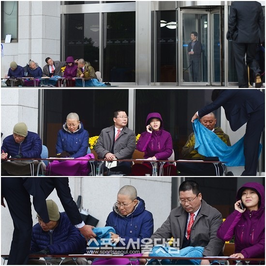 하필 삭발한 날, 추워질 게 뭐람...담요라도 덮읍시다!