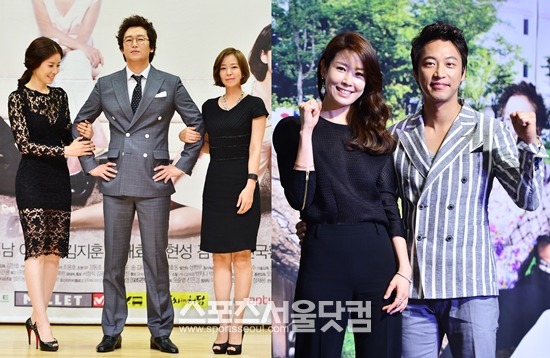 '결혼의 여신'에서 이태란의 남편으로 분한 김정태는 폭력을 휘두르고, '왕가네 식구들'에서 이태란의 남편으로 분한 오만석 또한 죄책감 없이 불륜을 저지르는 못난 남편이다./더팩트DB