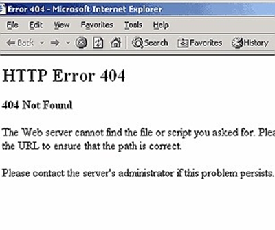 올해의 영어 단어 1위가 숫자 404로 나타났다. / 데일리메일 캡처