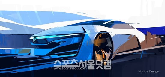 14일 혼다는 차세대 연료전지 전기 콘셉트카 FCEV를 공개했다./혼다 제공