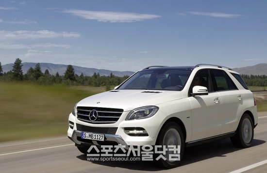 메르세데스-벤츠가 14일 2014년형 M-Class를 국내에 선보였다./메르세데스-벤츠 제공