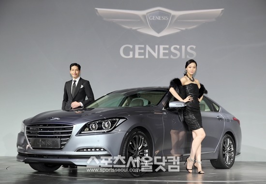 26일 현대자동차가 야심작 신형 제네시스를 국내 시장에 공개했다./현대차 제공