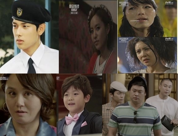 지난해 방송된 응칠에서 제국의 아이들 임시완, 방송인 박지윤, 개그우먼 안영미와 강유미(위, 왼쪽부터)가 출연한데 이어 응사에서는 이경실, 성준, 영화 바람의 3인이 등장해 눈길을 끈다./케이블채널 tvN 응답하라 1997, 응답하라 1994 방송 화면 캡처