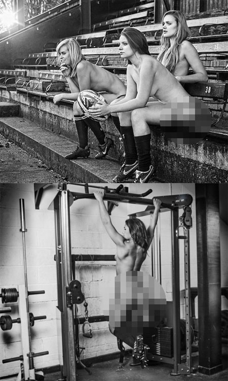 옥스포드 대학 여성 럭비 선수들의 2014년 누드 캘린더가 발간됐다. / OUWRFC 제공