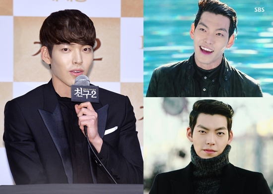 배우 김우빈은 최근 SBS 수목 드라마 왕관을 쓰려는 자, 그 무게를 견뎌라-상속자들과 영화 친구2로 사랑받고 있다./더팩트DB, SBS 왕관을 쓰려는 자, 그 무게를 견뎌라-상속자들 방송 화면 캡처