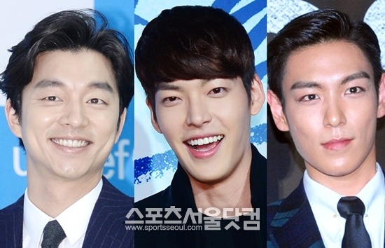 공룡상 남자 배우 공유, 김우빈, 탑의 최근 연예계 활약이 두드러지고 있다./최진석 기자, 더팩트DB