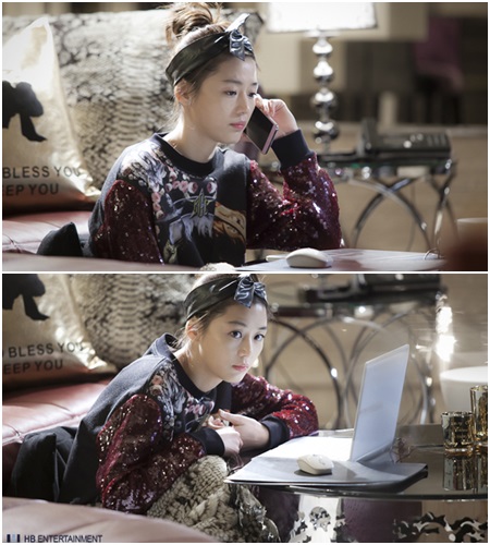 SBS 별에서 온 그대에 출연하는 전지현이 편안한 패션에도 여신 같은 자태를 뽐내 눈길을 끈다./HB엔터테인먼트 제공