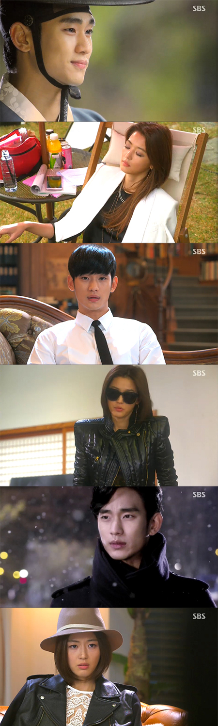 김수현(맨 위)의 비주얼과 전지현의 코믹 연기는 시청자들을 즐겁게 했다.