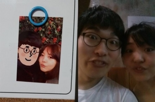 인기 웹툰작가 유성연(왼쪽)과 정다정이 열애 사실을 공개했다. / 유성연·정다정 트위터