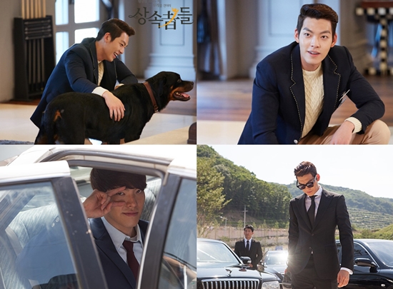 SBS 드라마 상속자들(위)과 영화 친구2에서 다른 이미지로 교복을 입고 특유의 매력을 뽐낸 배우 김우빈./SBS 제공, 영화 친구2 스틸