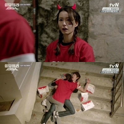 응답하라 1994의 결말이 공개된 가운데 방송에 출연한 배우 정유미가 관심을 모았다. /  tvN 금토드라마 응답하라 1994 방송 캡처