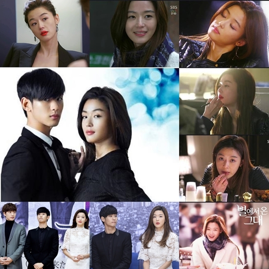 배우 전지현은 SBS 수목 드라마 별에서 온 그대에서 통통 튀는 연기로 시청자들에게 진한 인상을 남기고 있다./SBS 별에서 온 그대 방송 화면 캡처, HB 엔터테인먼트 제공, 최진석 기자