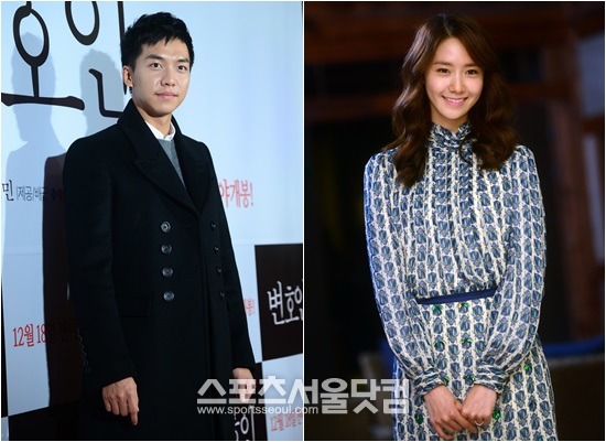 이승기(왼쪽)와 윤아가 열애설에 대해 서로 알아 가는 단계라고 인정했다. / 남윤호 기자