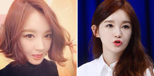 강민경이 짧은 단발 머리로 변신해 귀여운 매력을 뽐냈다. / 강민경 인스타그램