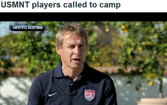 위르겐 클린스만 감독이 이끄는 미국 축구대표팀이 오는 2월2일(이하 한국 시각) 열리는 한국과 평가전에 나설 26인의 선수를 발표했다. / 폭스스포츠 보도 캡처