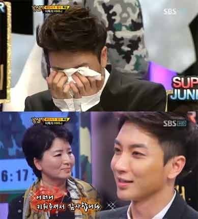 부친상·조부모상으로 안타까움을 자아내고 있는 이특의 과거 어머니와 만남이 다시 관심을 받고 있다. / SBS 방송화면 캡처