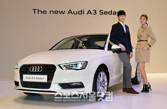 아우디는 6일 서울 강남구 삼성동 코엑스에서 뉴 아우디 A3 세단 출시 행사를 열고 자동차 시장 공략을 예고한 가운데 아우디 코리아는 자동차 전시장을 대폭 늘릴 것으로 알려졌다./사진=문병희 기자