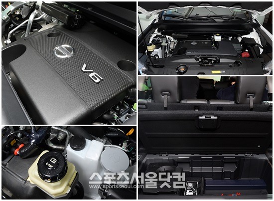 패스파인더는 3.5ℓ 6기통 VQ 엔진과 차세대 엑스트로닉 CVT가 장착됐다.