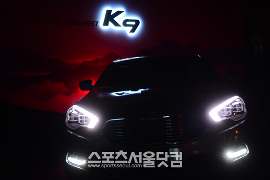 기아자동차는 2014년형 K9에 기존보다 더 길이가 늘어난 면발광 타입의 LED 포지션 램프를 장착했다.