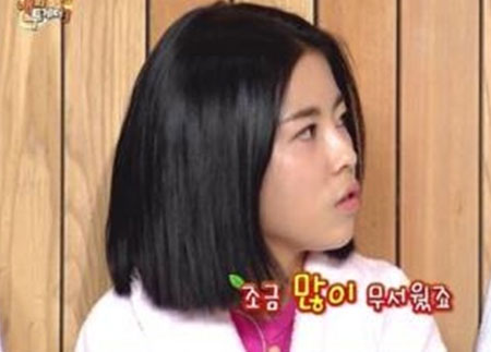 김성균이 도희와 키스신 에피소드를 털어놨고, 자신의 아들을 언급해 눈길을 끌고 있다. / KBS2 해피투게더3