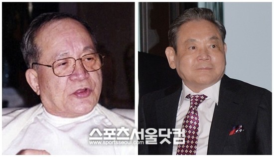 고 이병철 삼성 창업주가 남긴 차명 재산을 놓고 동생 이건희(오른쪽) 삼성전자 회장과 상속 분쟁 소송을 벌이고 있는 이맹희 씨가 14일 마지막 항소심 변론에서 재판부에 동생과의 화해의 심경을 담은 서신을 보냈다. / 더팩트 DB