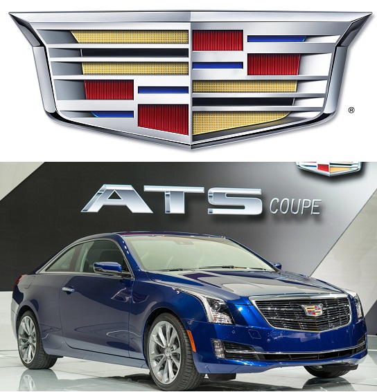 제너럴 모터스(이하 GM)는 13일(현지 시간) 미국 디트로이트 코보 센터에서 열린 2014 북미국제오토쇼에서 캐딜락 ATS 쿠페를 세계 최초로 공개했다. 또한 한층 진화된 새로운 캐딜락 엠블럼을 공개했다./캐딜락 제공