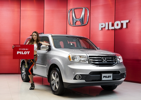 16일 혼다는 8인승 대형 SUV 2014년 형 파일럿을 국내에 공식 출시했다./혼다 제공