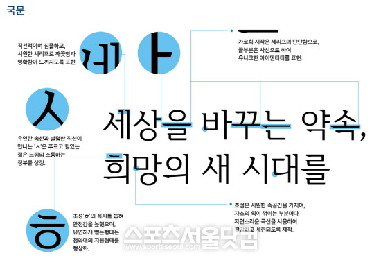 윤디자인연구소가 17일 자사가 기획 및 제작한 대한체를 무료로 배포한다고 밝혔다./ 윤디자인연구소 제공