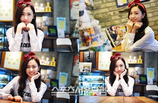 해령이 카메라를 바라보며 귀여운 표정을 짓고 있다. 새침하고 도도할 것 같은 그였지만, <더팩트>이 직접 만나본 그는 베스티의 막내답게 애교많은 성격의 소유자였다./배정한 기자