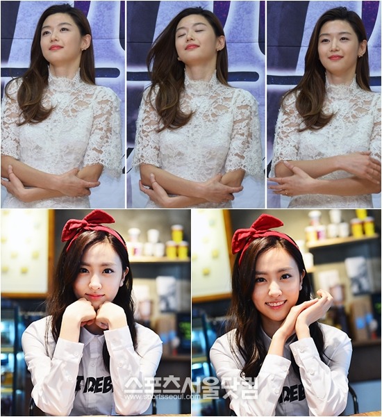 배우 전지현의 아름다운 외모에 반했다는 베스티 해령. 선배님~ 팬이에요!./최진석, 배정한 기자