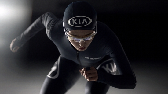 기아자동차가 빙속 여제 스피드스케이팅 국가대표 이상화를 홍보대사로 위촉했다./기아차 제공