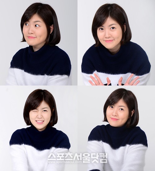 <더팩트> 카메라 앞에 서서 다양한 표정을 짓는 심은경은 과도한 호평에 감사하면서도 부담스러워 했다./이새롬 기자