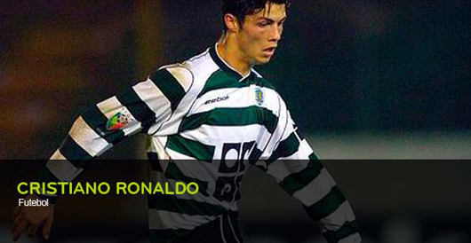 호날두는 1996년 자국 명문 클럽인 스포르팅 리스본 유소년 팀에 입단해 2002년 프로 데뷔를 치른다. / 스포르팅 리스본 홈페이지