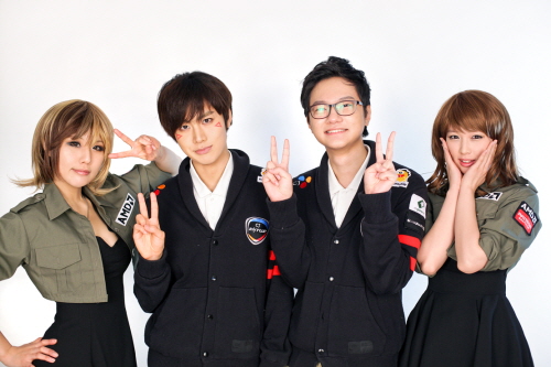 스파이럴캣츠는 지난해 12월 미국계 그래픽카드 업체 AMD 홍보대사로 선정됐다. 또 최근 CJ엔투스와 코스프레 협업도 펼쳤다./스파이럴캣츠 제공