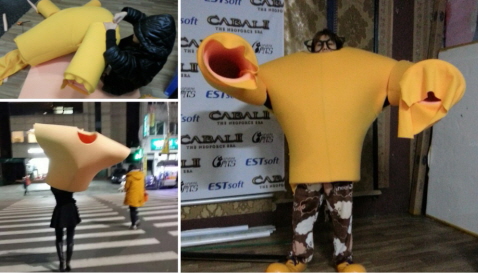 CJ엔투스와의 협업을 준비 중인 오고은. 오고은은 매라신 홍민기의 팬으로 그의 의상 블리츠크랭프의 가봉을 위해 직접 나서기도 했다./스파이럴 캣츠 제공