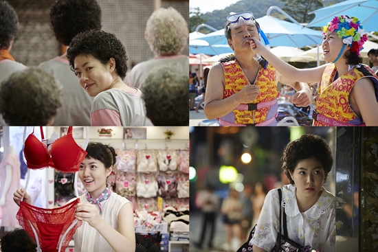 심은경은 영화 수상한 그녀에서 20대 몸으로 변한 70대 노인 오두리를 연기했다./영화 수상한 그녀 스틸