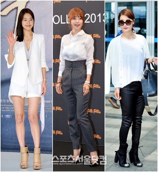 배우 한지혜가 1인 3색 프렌치 시크룩으로 세련된 패션 센스를 자랑하고 있다. / 김슬기 인턴기자 문병희 기자 더팩트DB