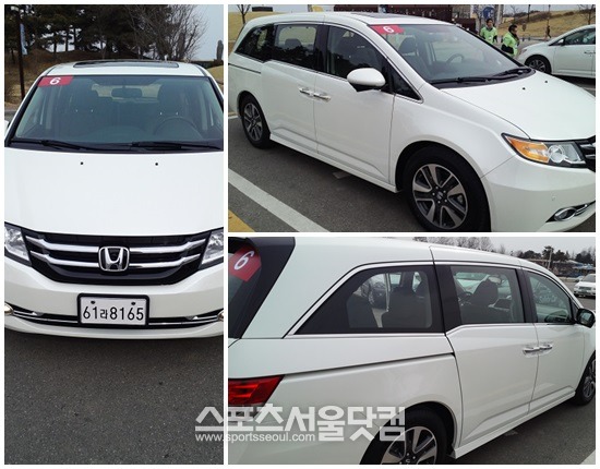 지난 6일 혼다가 출시한 올 뉴 오딧세이 차량은 철저하게 안전성과 편의사양에 중점을 두고 패밀리 미니밴의 역할에 충실했다. /신진환 인턴기자